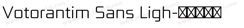 Votorantim Sans Ligh字体转换